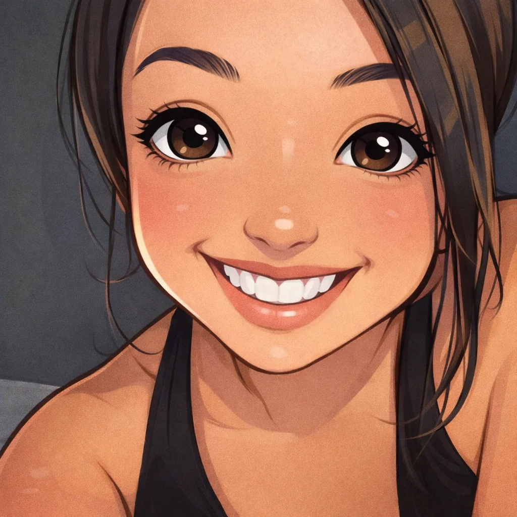 Krishma Trejo — close-up smile